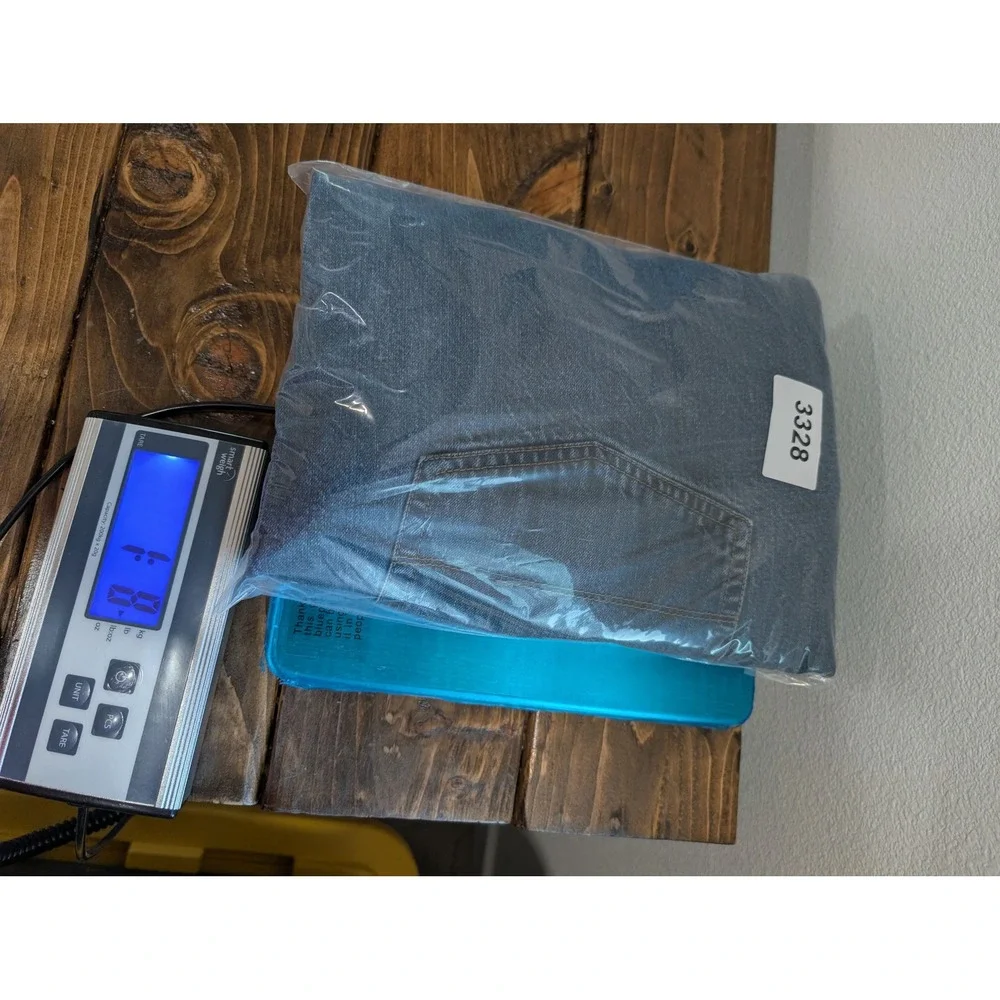 Duluth Trading Co Trim Fit Blue Denim Jeans 44x30 Mens Straight Leg‎